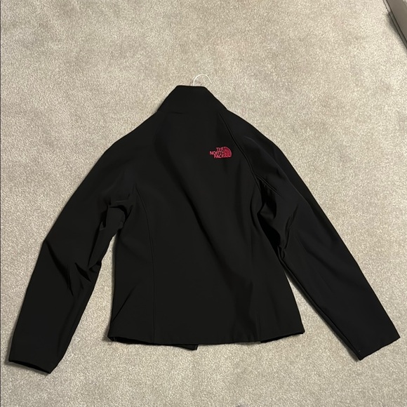 The North Face Black Jacket with Pink Logo - Picture 5 of 5